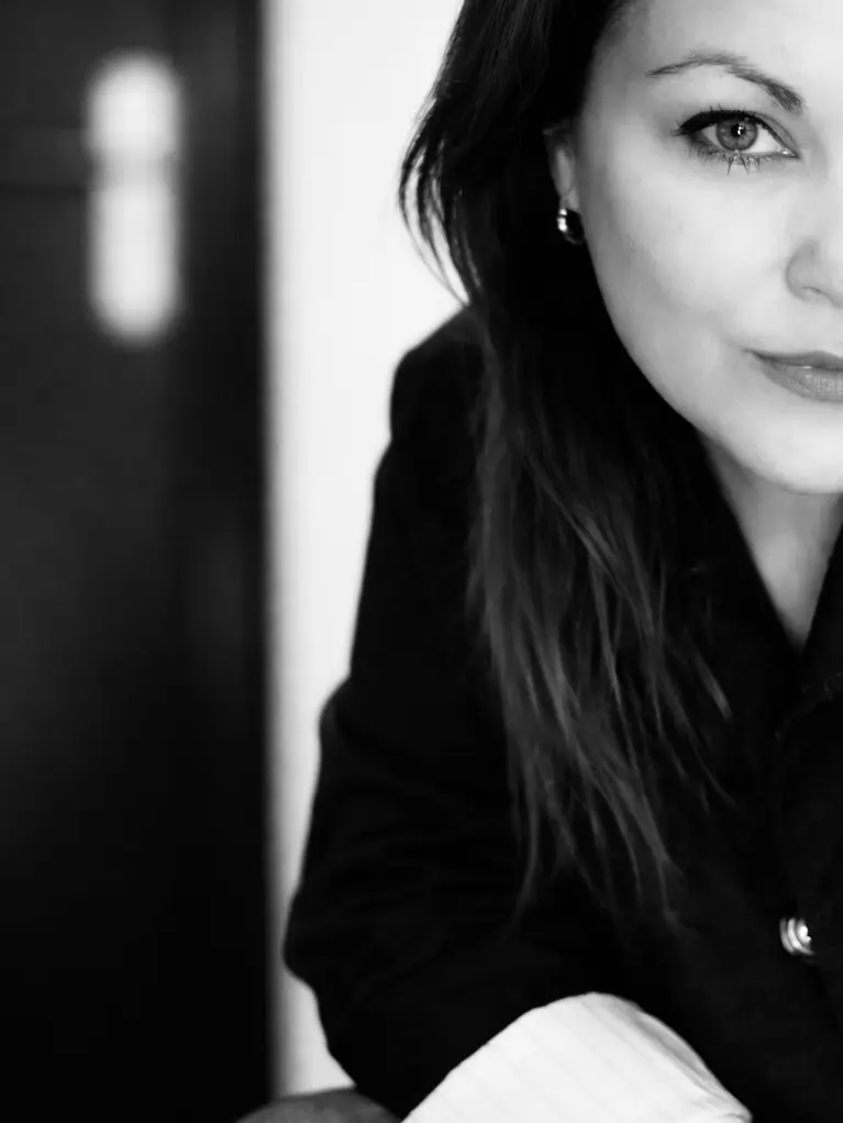 Retrato en blanco y negro para el diario sobre diabetes